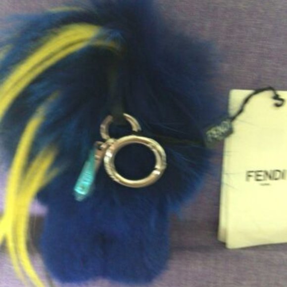 Fendi Fendirumi Bug-Kun Bag Mink Fox Charm NWT - Picture 3 of 4